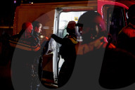 Police Control After Demonstration Against Curfew - Rotterdam