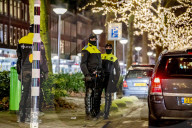 Police Control After Demonstration Against Curfew - Rotterdam