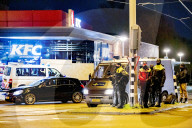 Police Control After Demonstration Against Curfew - Rotterdam