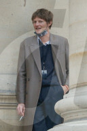 Nikolai Von Bismarck attending Fendi show at Palais Brongniart at Paris Fashion Week 2021