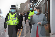 Priti Patel Bishops Stortford Police Visit