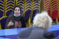 Boris Johnson visits Al-Hikmah Vaccination Centre