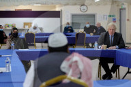 Boris Johnson visits Al-Hikmah Vaccination Centre