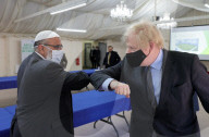 Boris Johnson visits Al-Hikmah Vaccination Centre