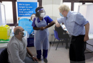 Boris Johnson visits Al-Hikmah Vaccination Centre