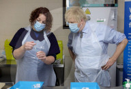 Boris Johnson visits Al-Hikmah Vaccination Centre