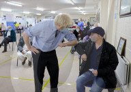 Boris Johnson visits Al-Hikmah Vaccination Centre