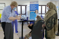 Boris Johnson visits Al-Hikmah Vaccination Centre