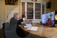 Boris Johnson Virtual Call with Foxholes Care Home