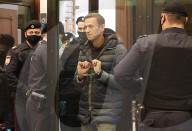 Alexei Navalny At Court Hearing - Moscow