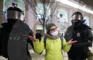 Protests Erupt Over Navalny Prison Sentencing - Russia