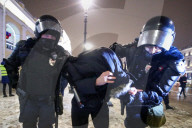 Protests Erupt Over Navalny Prison Sentencing - Russia