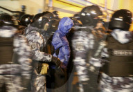 Protests Erupt Over Navalny Prison Sentencing - Russia
