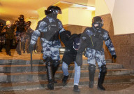 Protests Erupt Over Navalny Prison Sentencing - Russia