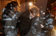 Protests Erupt Over Navalny Prison Sentencing - Russia