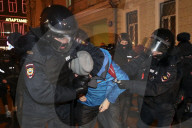 Protests Erupt Over Navalny Prison Sentencing - Russia