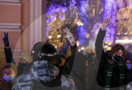 Protests Erupt Over Navalny Prison Sentencing - Russia