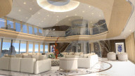FEATURE - Ultimative Superyacht bietet zwei Hubschrauberlandeplätze und einen Ballsaal