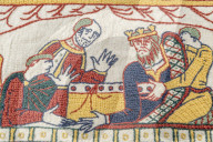 Bayeux Tapestry being recreated by primary school teacher - who will even weave in original errors. Mia Hansson is recreating a full-scale replica tapestry, which will have taken ten years to stitch by the time it is completed