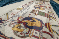 Bayeux Tapestry being recreated by primary school teacher - who will even weave in original errors. Mia Hansson is recreating a full-scale replica tapestry, which will have taken ten years to stitch by the time it is completed