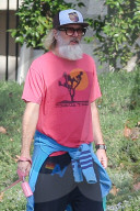 Lisa Marie PresleyÍs ex-husband Michael Lockwood is seen with fiancee Stephanie Hobgood out for a walk with their dog in Los Angeles.