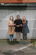 ‘Hugging is like medicine, it gives us hope’: friends and lovers on the joy of touch. The housemates: Rebeka Billingham, 27, Judith Edhogbo, 23, and Lucy Buckingham, 25 , Manchester