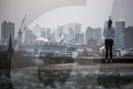 NEWS - Sonnenaufgang in London bei Eiseskälte