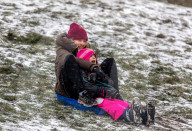 Strong winds and snow for the South East this morning as Storm Darcy contiues to cause chaos.