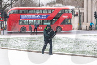 Strong winds and snow for the South East this morning as Storm Darcy contiues to cause chaos.