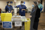 Priti Patel visits Vaccination centre in Harrow