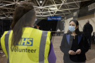 Priti Patel visits Vaccination centre in Harrow