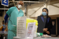 Priti Patel visits Vaccination centre in Harrow