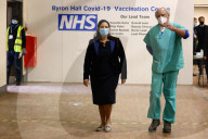 Priti Patel visits Vaccination centre in Harrow