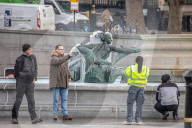 Freezing temperatures and snow for the South East this morning as Storm Darcy contiues to cause chaos.