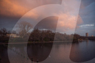 Abstract moments of light in lockdown in the UK.