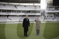 Oliver Dowden visits Lords Cricket ground Vaccine centre
