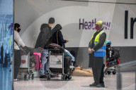 Passenagers who arrive at London Heathrow today from red-list destinations must quarantine in hotels for 10 days. 