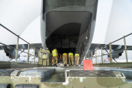 RAF transport Oxford AstraZeneca vaccine to Ascension Island in the South Atlantic Ocean