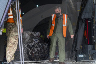 RAF transport Oxford AstraZeneca vaccine to Ascension Island in the South Atlantic Ocean