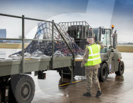 RAF transport Oxford AstraZeneca vaccine to Ascension Island in the South Atlantic Ocean