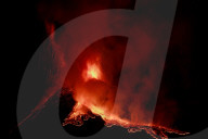 Eruption At Mount Etna - Italy