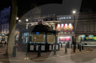 Scenes from the West End in London during lockdown