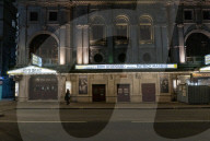 Scenes from the West End in London during lockdown