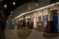 Scenes from the West End in London during lockdown