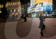 Scenes from the West End in London during lockdown