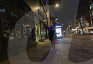 Scenes from the West End in London during lockdown