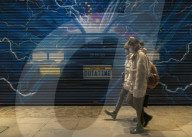 Scenes from the West End in London during lockdown