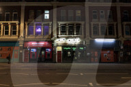 Scenes from the West End in London during lockdown