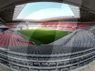 SPORT - Bundesliga: Neues Stadion des SC Freiburg im Freiburger Wolfswinkel ist fast fertiggestellt
