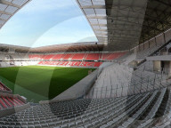 SPORT - Bundesliga: Neues Stadion des SC Freiburg im Freiburger Wolfswinkel ist fast fertiggestellt